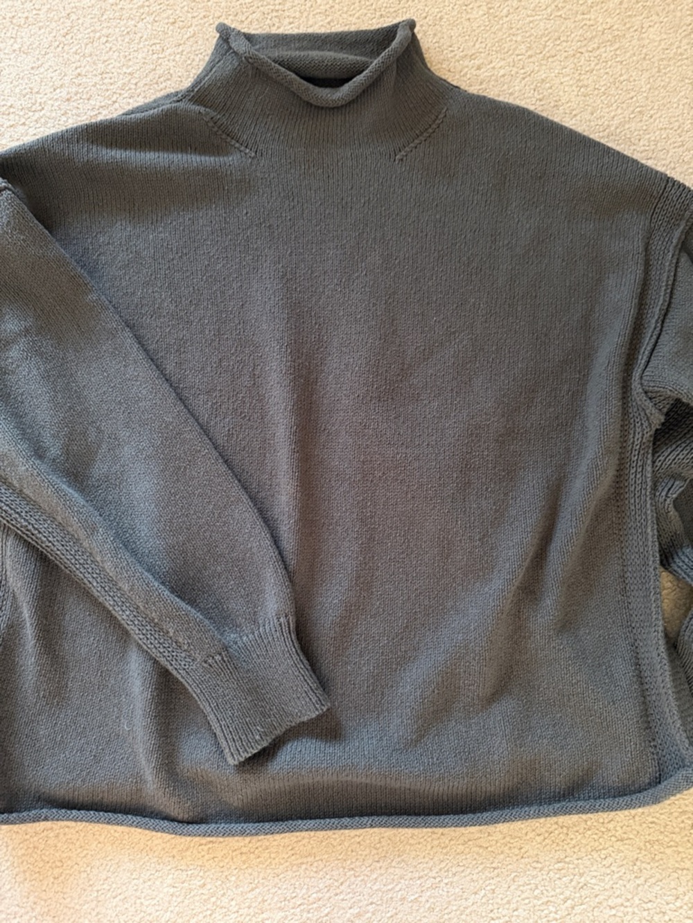 Free People We The Free Green Roll neck Sweater